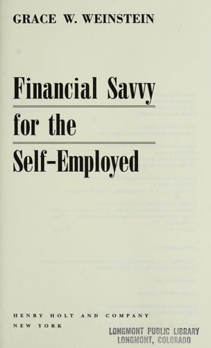 Financial savvy for the self-employed