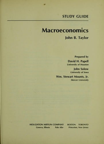 Macroeconomics