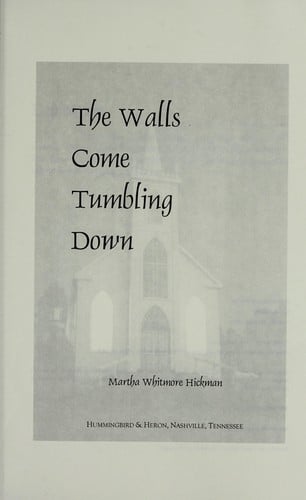 The walls come tumbling down