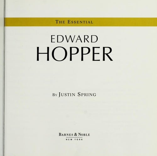 The essential Edward Hopper