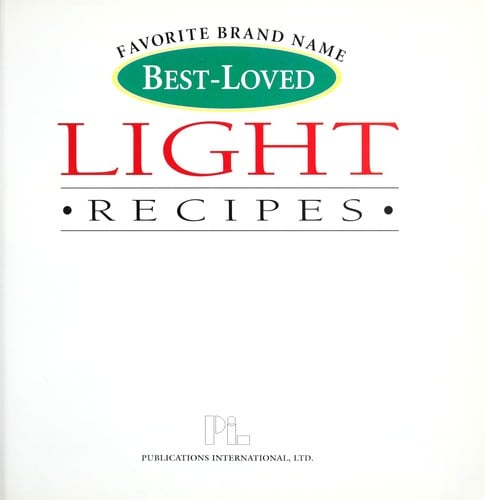 Favorite brand name best-loved light recipes