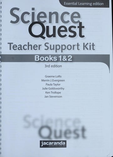 Science quest teacher support kit