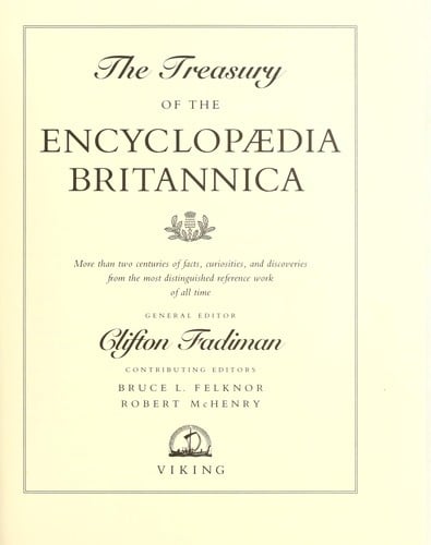 The Treasury of the Encyclopaedia Britannica