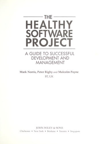 The healthy software project