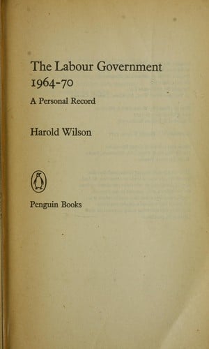 The Labour government, 1964-70