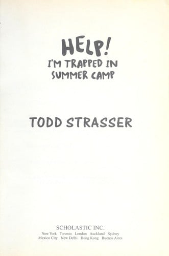 Help! I'm Trapped in Summer Camp (2 books)