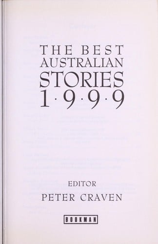 The best Australian stories 1999