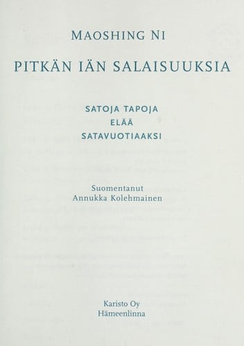 Pitka n ia n salaisuuksia