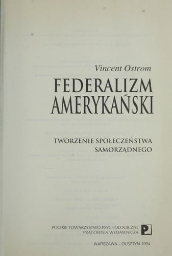 Federalizm amerykan ski