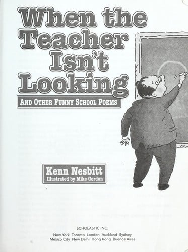 When the teacher isn't looking