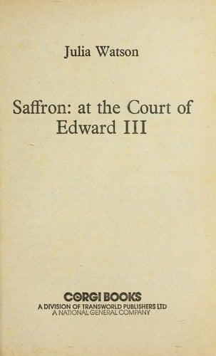 Saffron at the court of Edward III