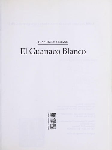 El guanaco blanco