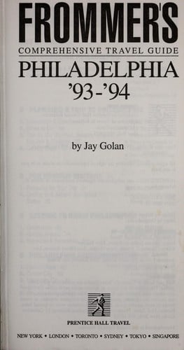 Frommer's comprehensive travel guide, Philadelphia '93-'94