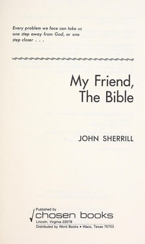 My friend, the Bible