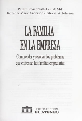 La familia en la empresa
