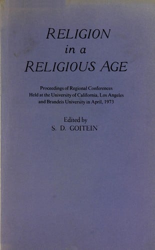Religion in a religious age