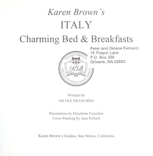 Karen Brown's Italy