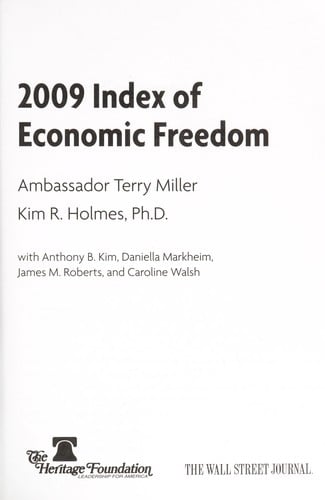 2009 index of economic freedom
