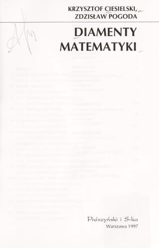 Diamenty matematyki