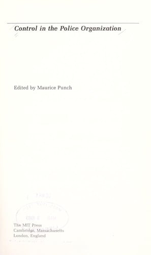 Control in the police organization