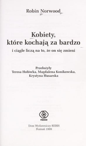 Kobiety, kto re kochaja · za bardzo