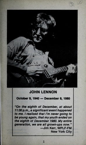 Lennon, up close & personal