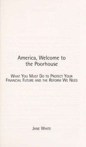 America, welcome to the poorhouse