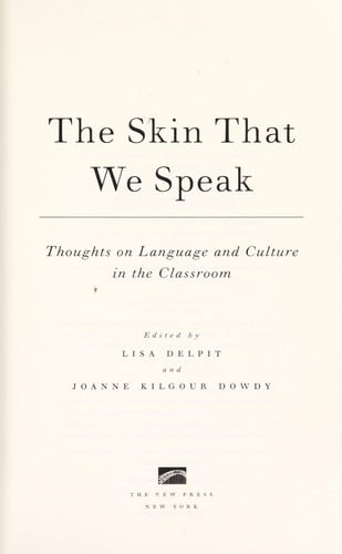 The skin that we speak