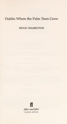 Dublin where the palm trees grow