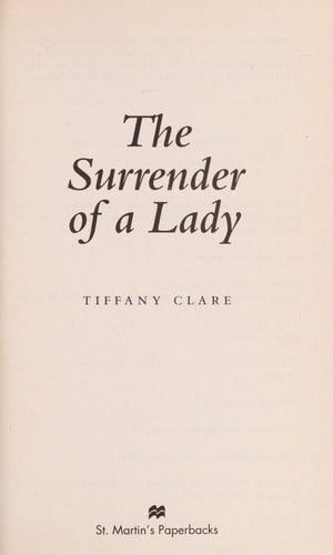 The Surrender of a Lady
