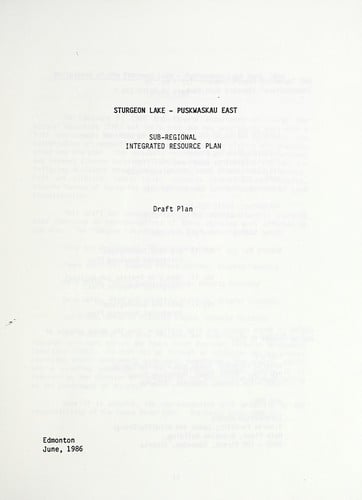 Sturgeon Lake-Puskwaskau East