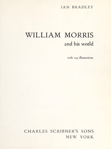 William Morris and his world