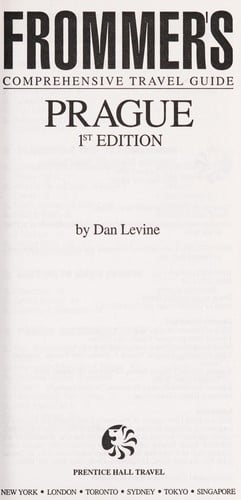 Frommer's comprehensive travel guide, Prague