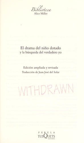 El drama del nin o dotado y la bu squeda del verdadero yo