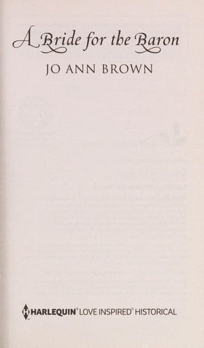 A Bride for the Baron