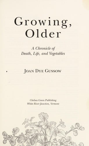 Growing, older