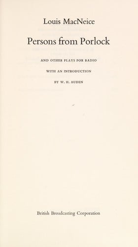 Persons from Porlock