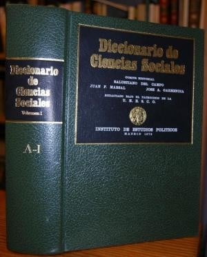 Diccionario de ciencias sociales