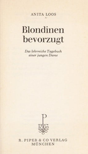 Blondinen bevorzugt