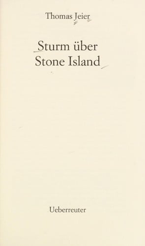 Sturm u ber Stone Island