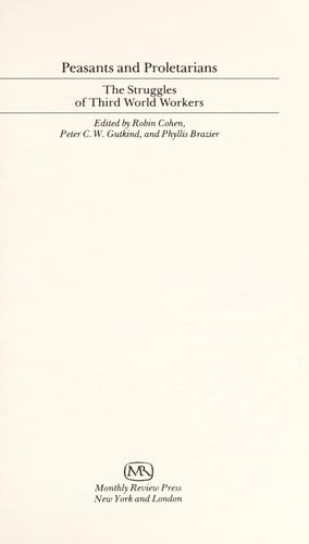 Peasants and proletarians