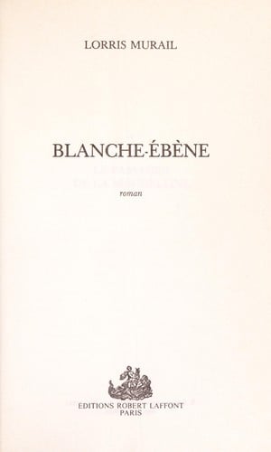 Blanche-Ébene