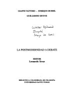La postmodernidad a debate