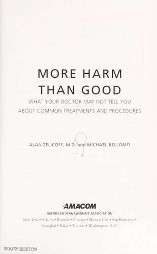 More harm than good