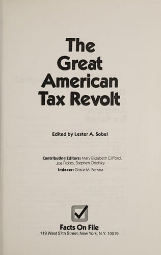 The Great American tax revolt