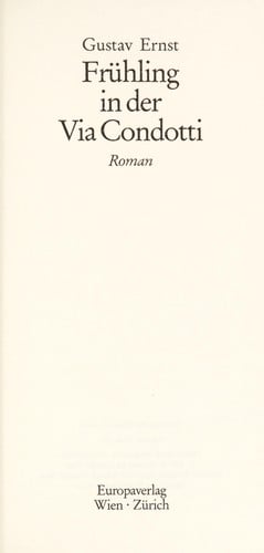 Frühling in der Via Condotti