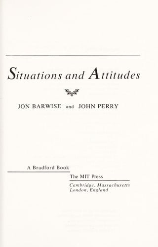 Situations and attitudes