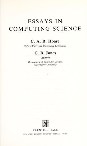 Essays in computing science
