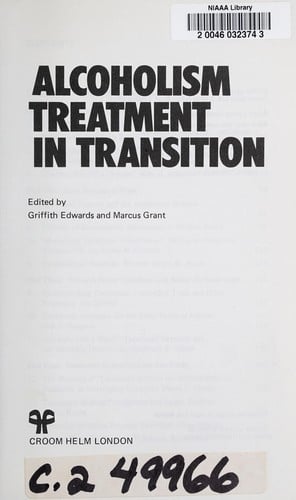 Alcoholism treatment in transition