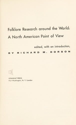 Folklore research around the world